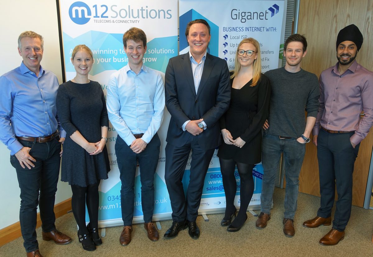 A few members of the Giganet and CityFibre teams